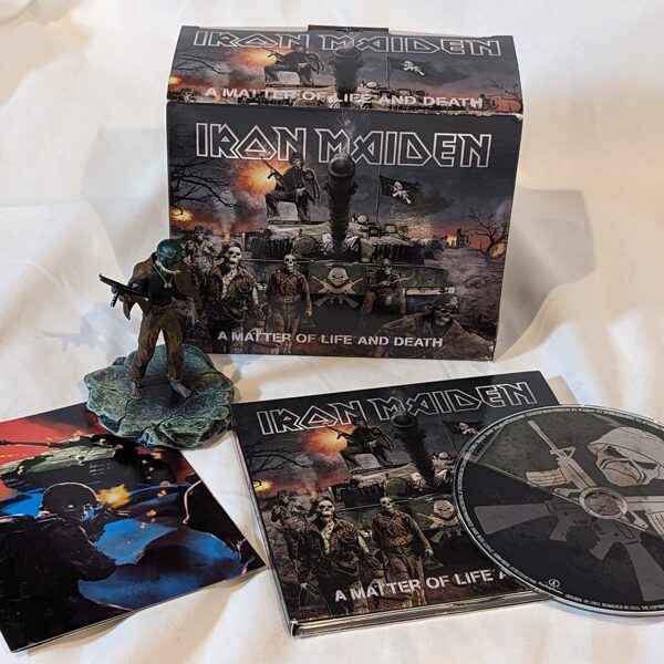 Iron Maiden A Matter of Life and Death CD and Figurine Combo 