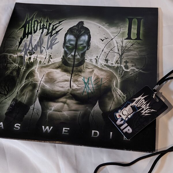 Doyle II: As We Die vinyl record signed by Doyle and singer Alex Story with VIP pass.